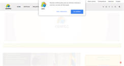 Desktop Screenshot of cenpec.org.br