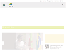Tablet Screenshot of cenpec.org.br